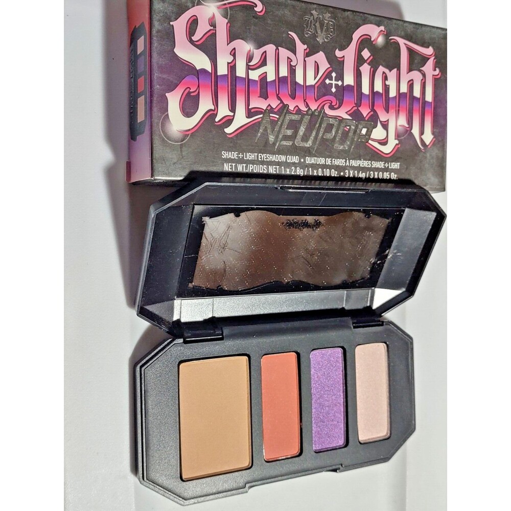 KVD Vegan Beauty Shade + Light NEUPOP Kitten Mini Eye Shadow Quad BNIB Travel Sz